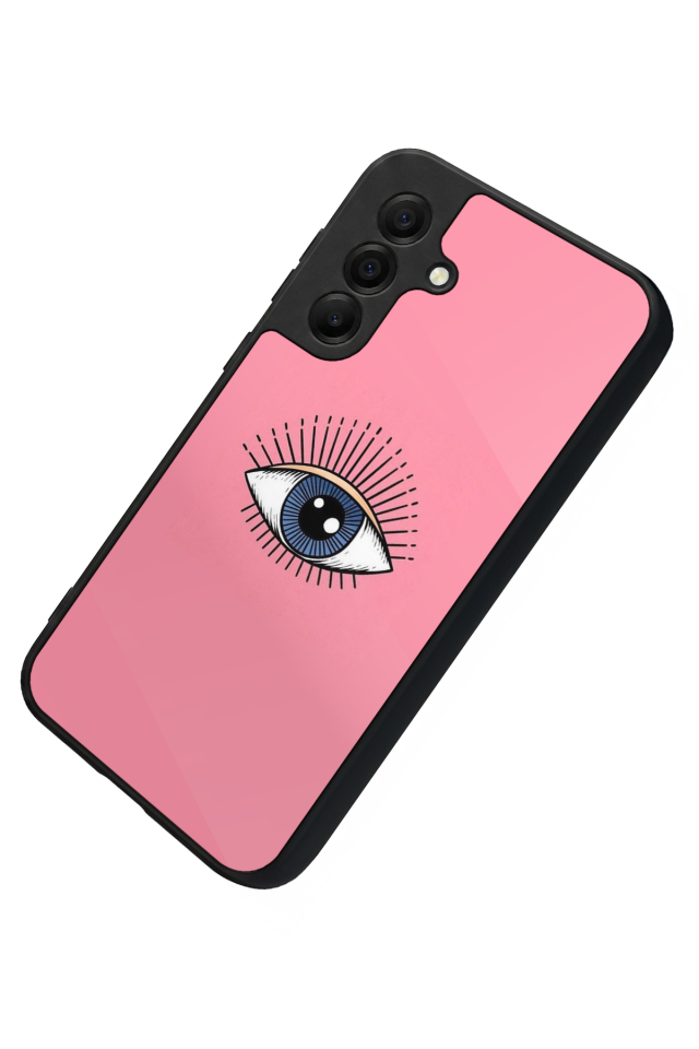 Samsung Galaxy A17 Uyumlu Göz Tasarımlı Glossy Premium Kılıf