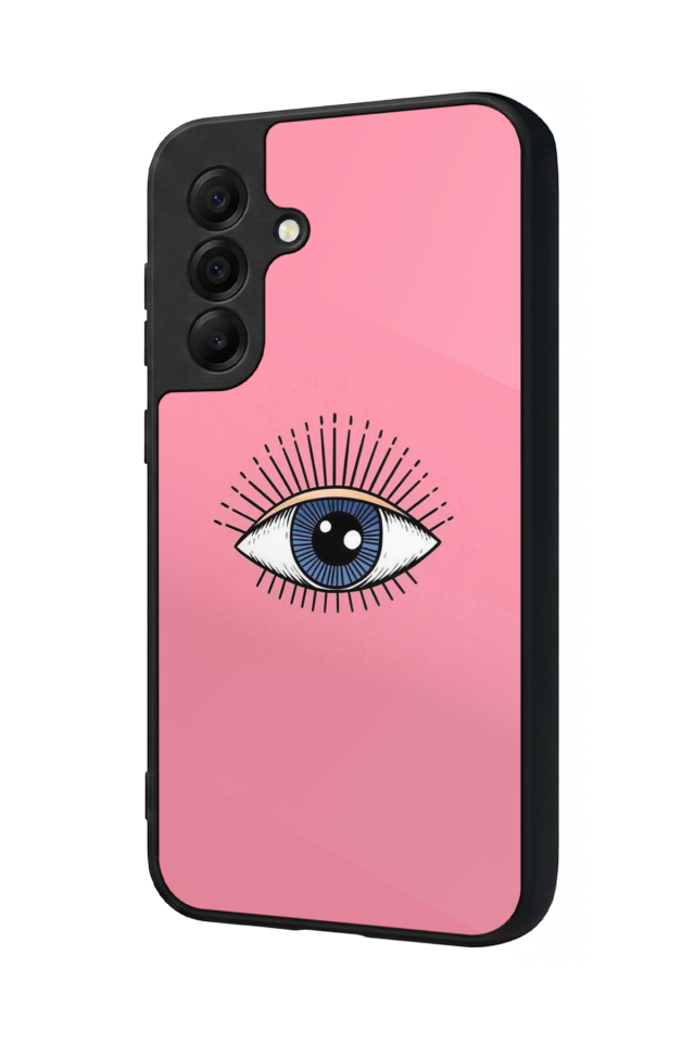 Samsung Galaxy A17 Uyumlu Göz Tasarımlı Glossy Premium Kılıf