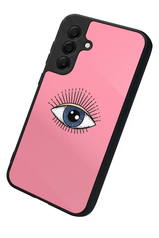 Samsung Galaxy A17 Uyumlu Göz Tasarımlı Glossy Premium Kılıf