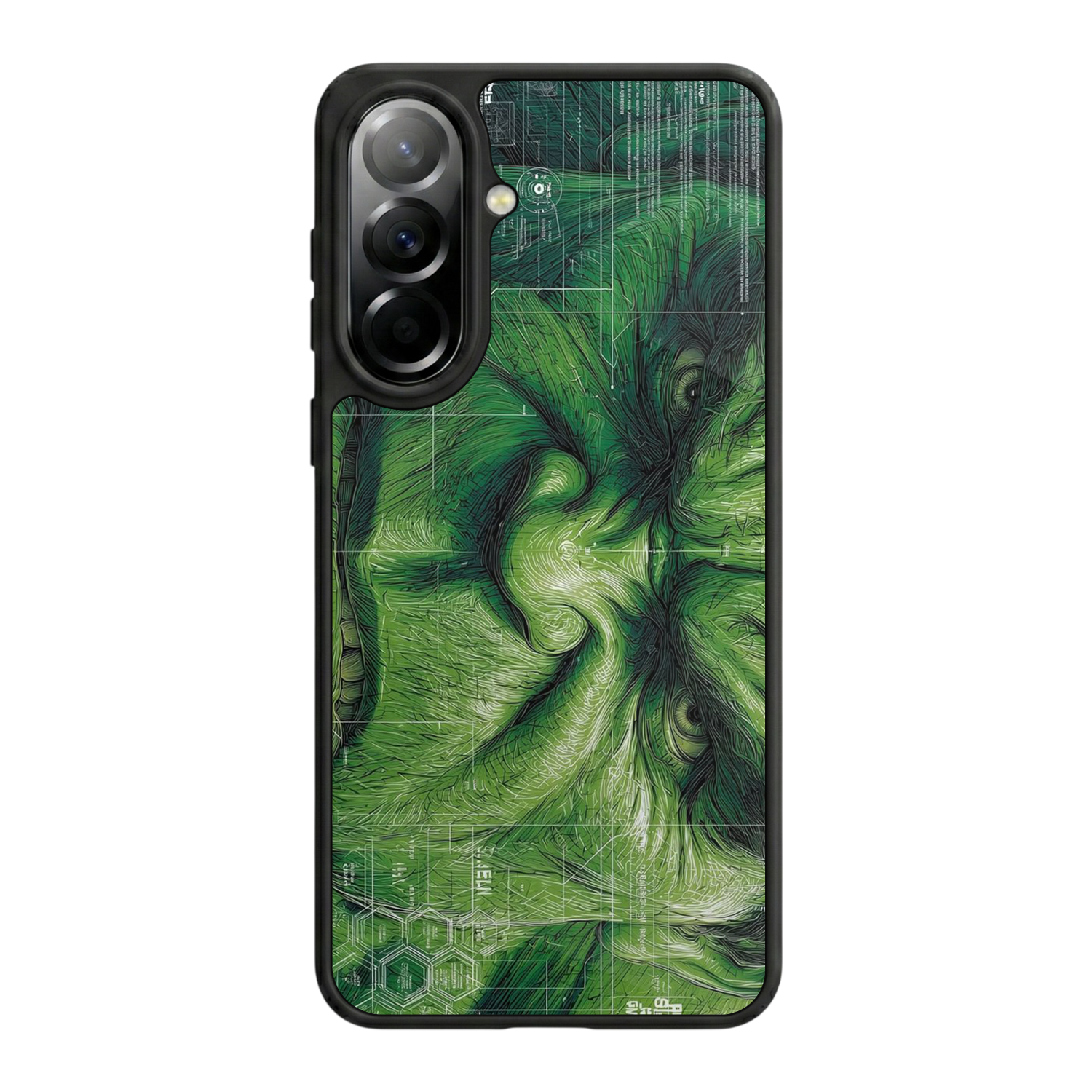 Samsung Galaxy A37 Uyumlu Hulk Tasarımlı Glossy Premium Kılıf