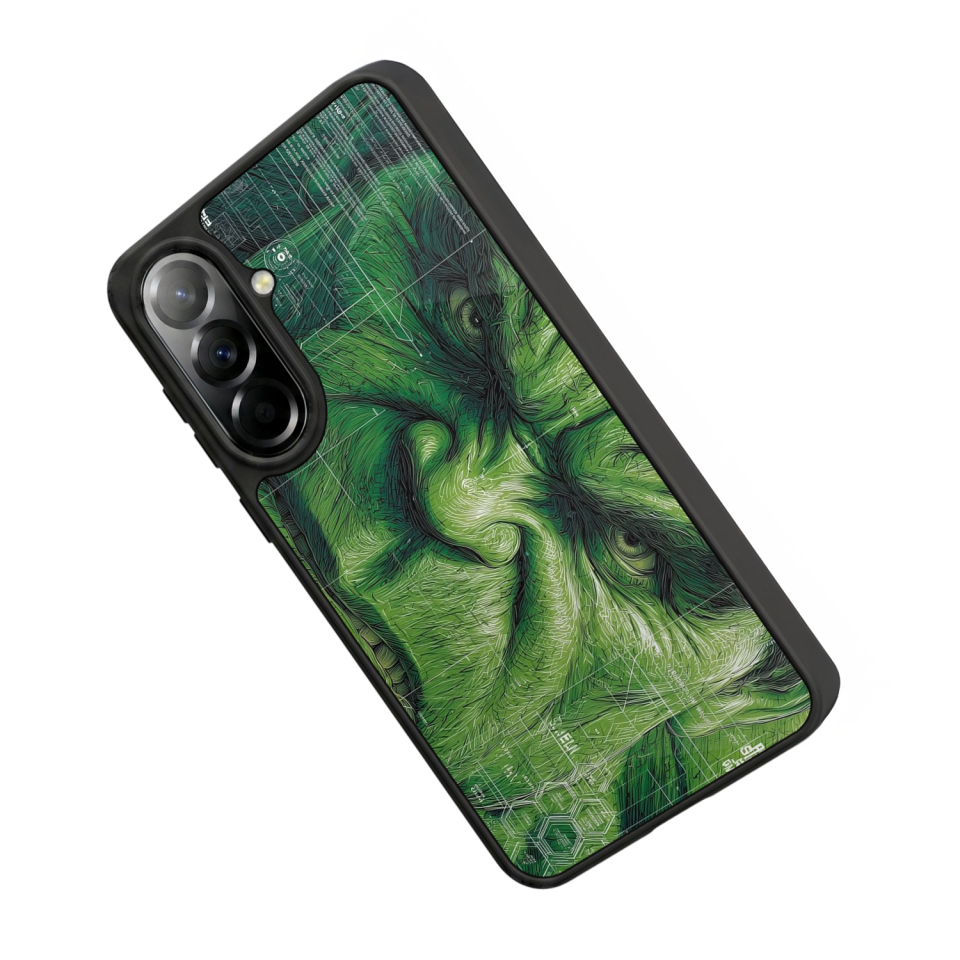 Samsung Galaxy A37 Uyumlu Hulk Tasarımlı Glossy Premium Kılıf