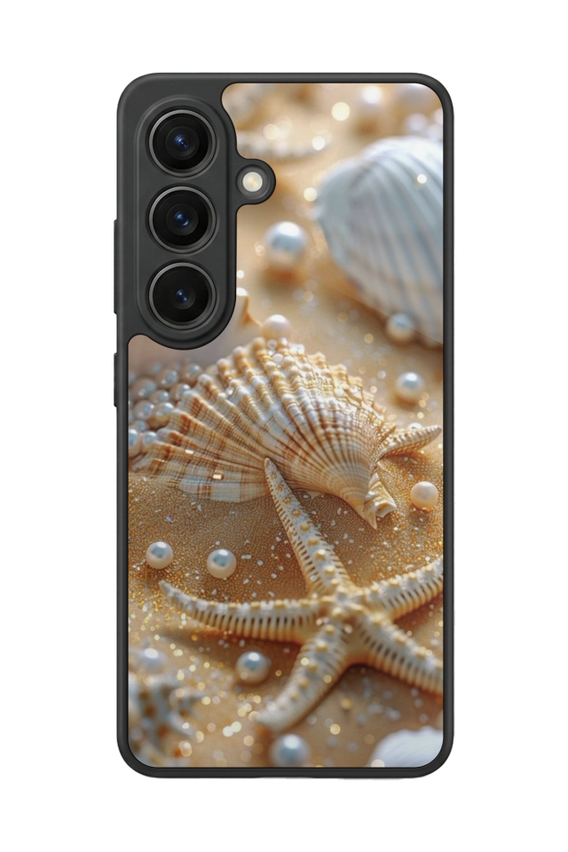 Samsung Galaxy S26 Uyumlu  İnci Tasarımlı Glossy Premium Kılıf