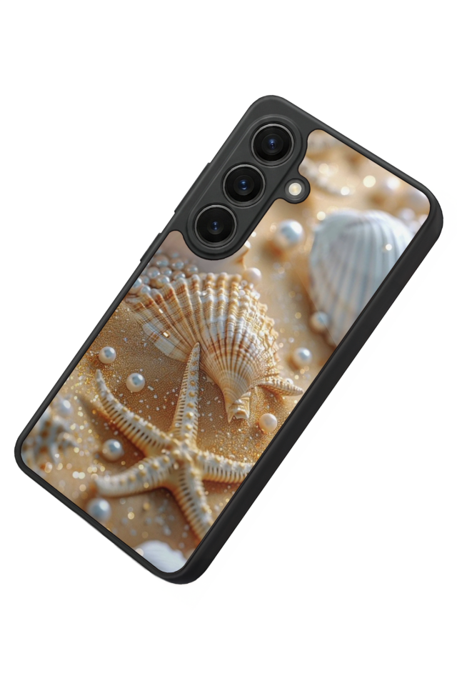 Samsung Galaxy S26 Uyumlu  İnci Tasarımlı Glossy Premium Kılıf