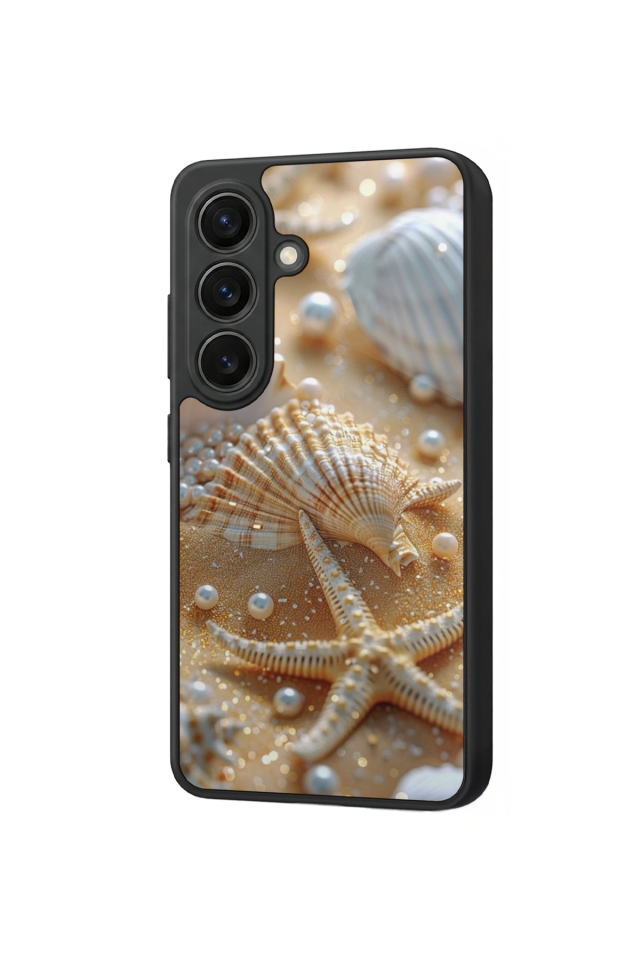 Samsung Galaxy S26 Uyumlu  İnci Tasarımlı Glossy Premium Kılıf