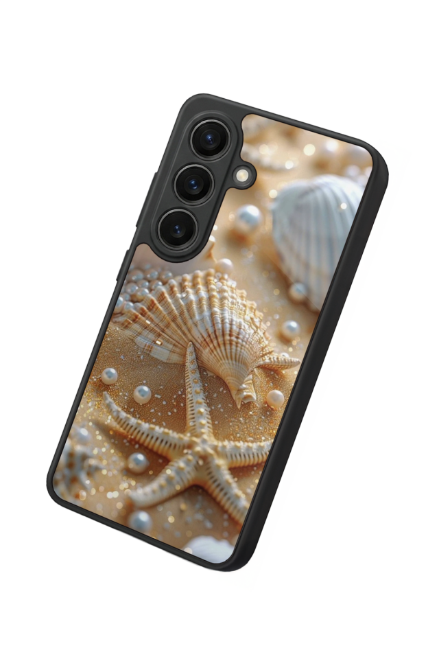 Samsung Galaxy S26 Uyumlu  İnci Tasarımlı Glossy Premium Kılıf