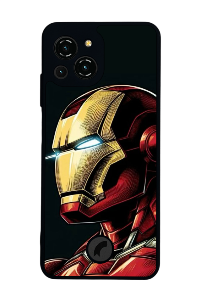 Reeder S23 Pro Max Uyumlu  Iron Man ( Demir Adam ) Tasarımlı Glossy Premium Kılıf