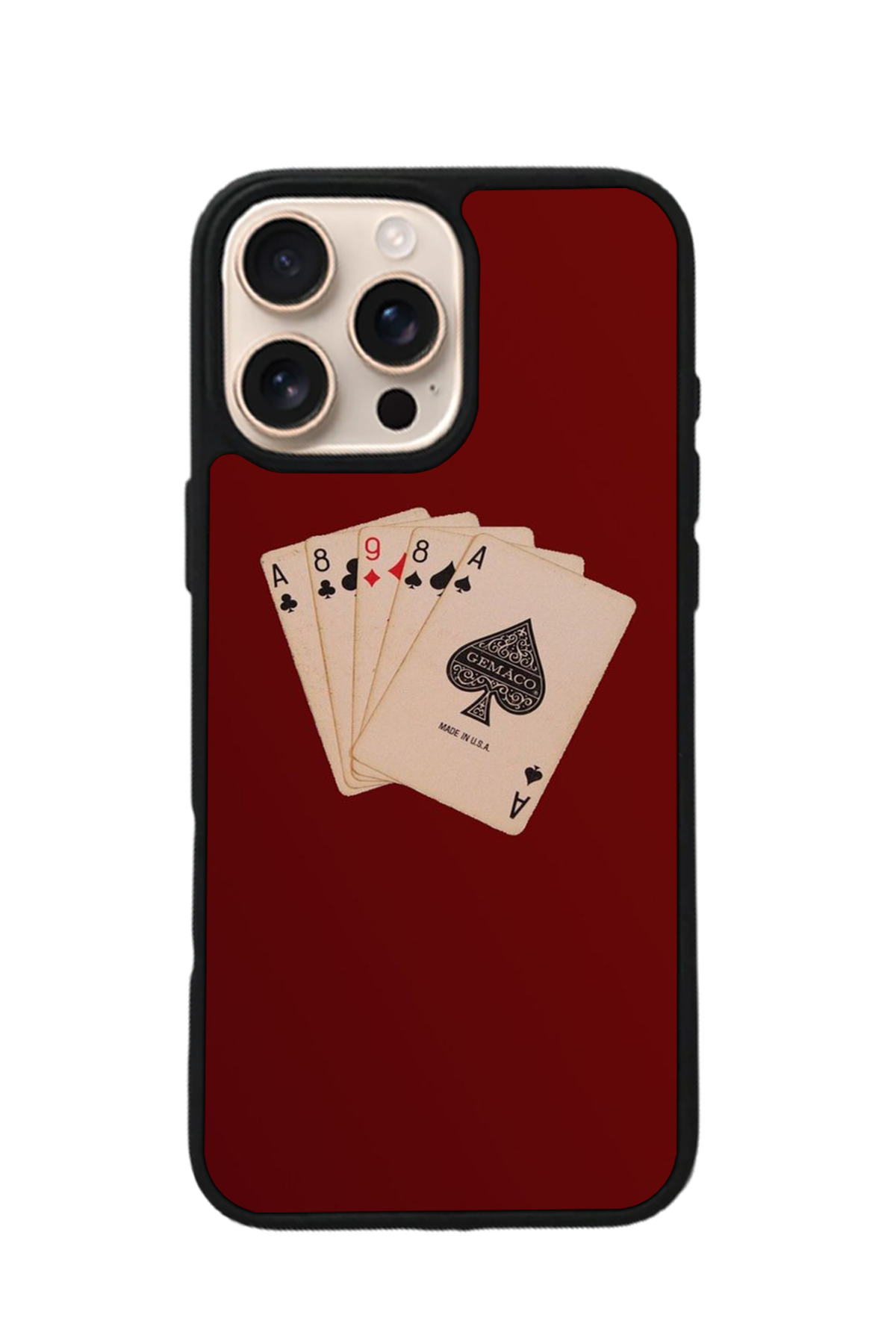 iPhone 15 Pro Uyumlu Kart Tasarımlı Glossy Premium Kılıf