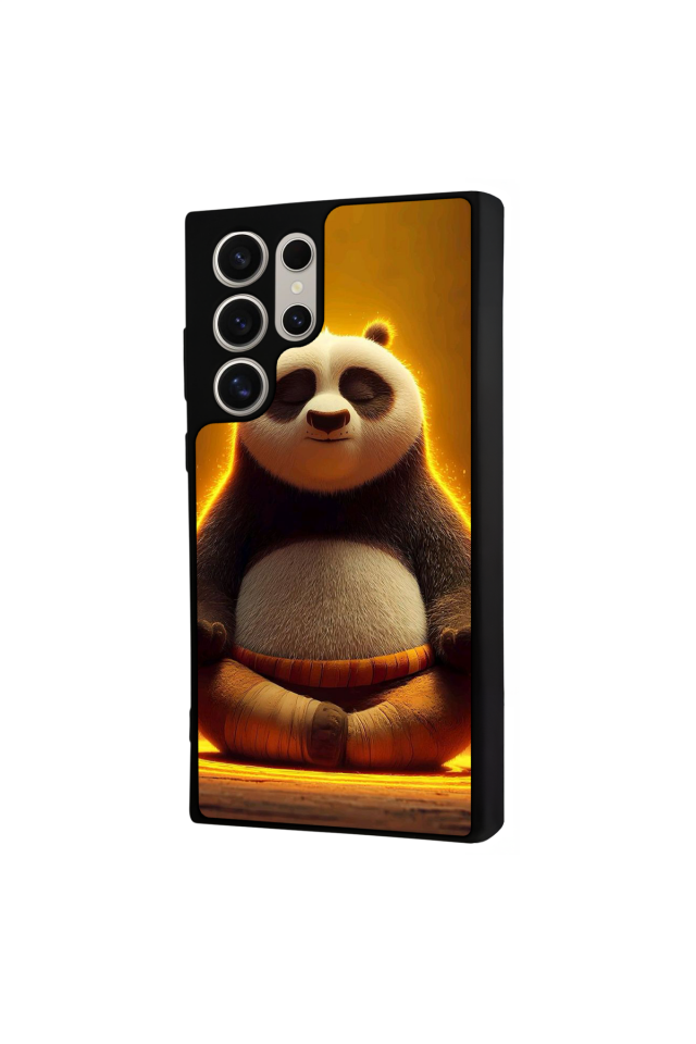 Samsung Galaxy S23 Ultra Uyumlu Kung Fu Panda Tasarımlı Glossy Premium Kılıf