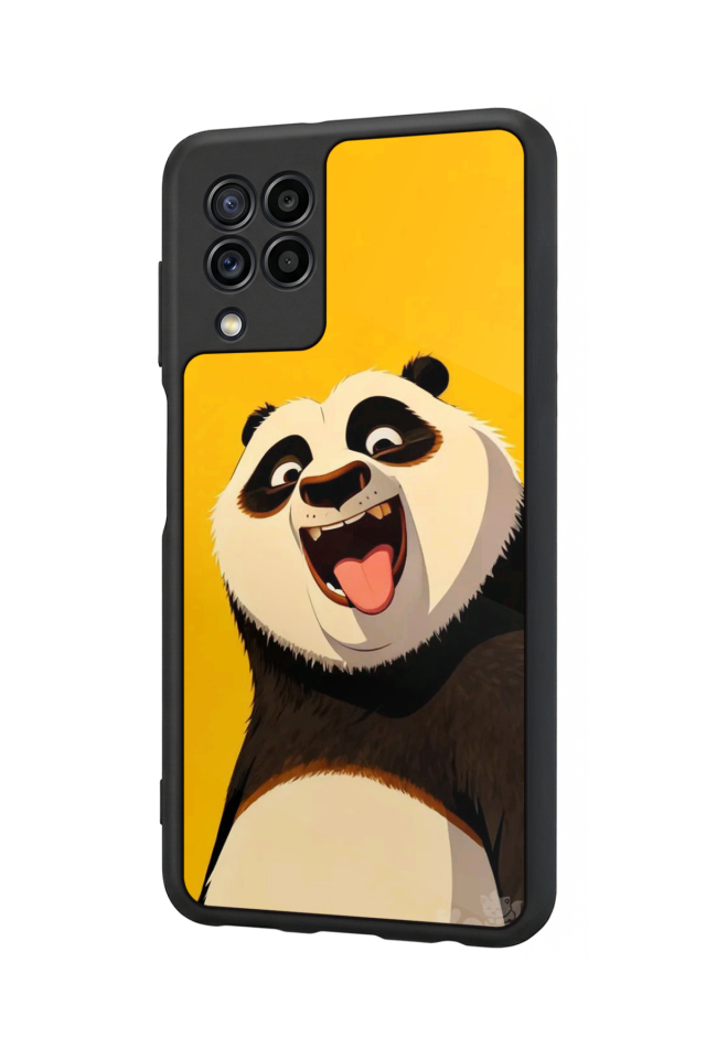 Samsung Galaxy M22 Uyumlu Kung Fu Panda Tasarımlı Glossy Premium Kılıf
