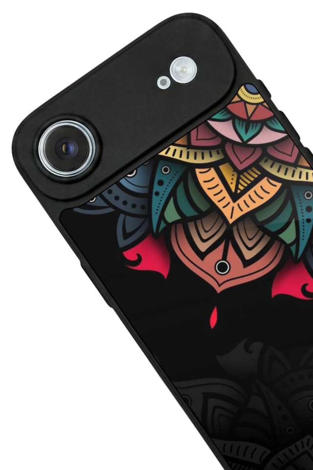iPhone 17 Air Uyumlu Mandala Tasarımlı Glossy Premium Kılıf