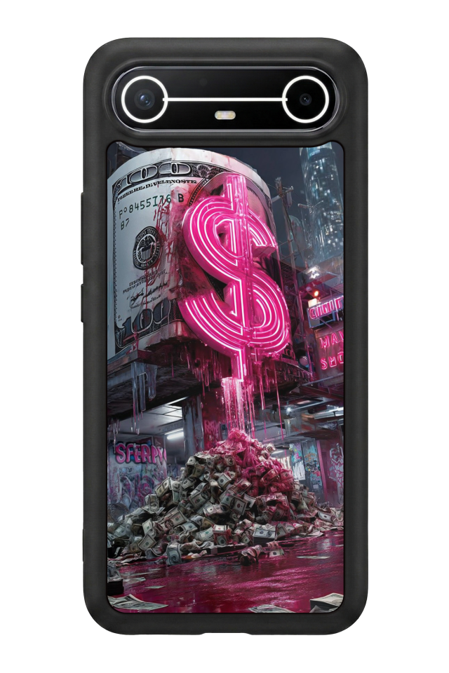 Tecno Spark Slim 5G Uyumlu Para Tasarımlı Glossy Premium Kılıf