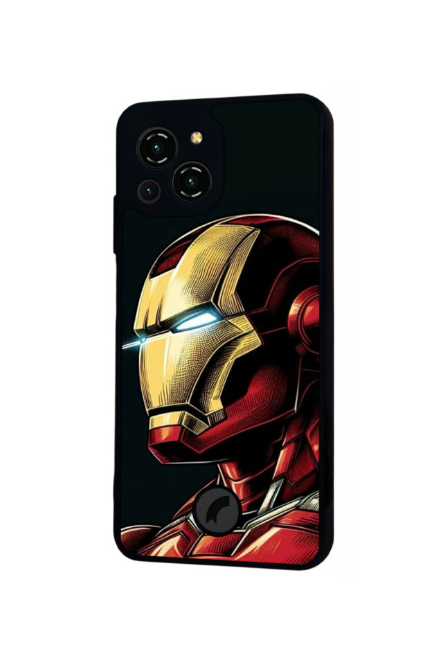 Reeder S23 Pro Max Uyumlu  Iron Man ( Demir Adam ) Tasarımlı Glossy Premium Kılıf