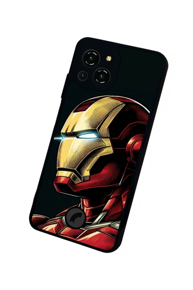 Reeder S23 Pro Max Uyumlu  Iron Man ( Demir Adam ) Tasarımlı Glossy Premium Kılıf