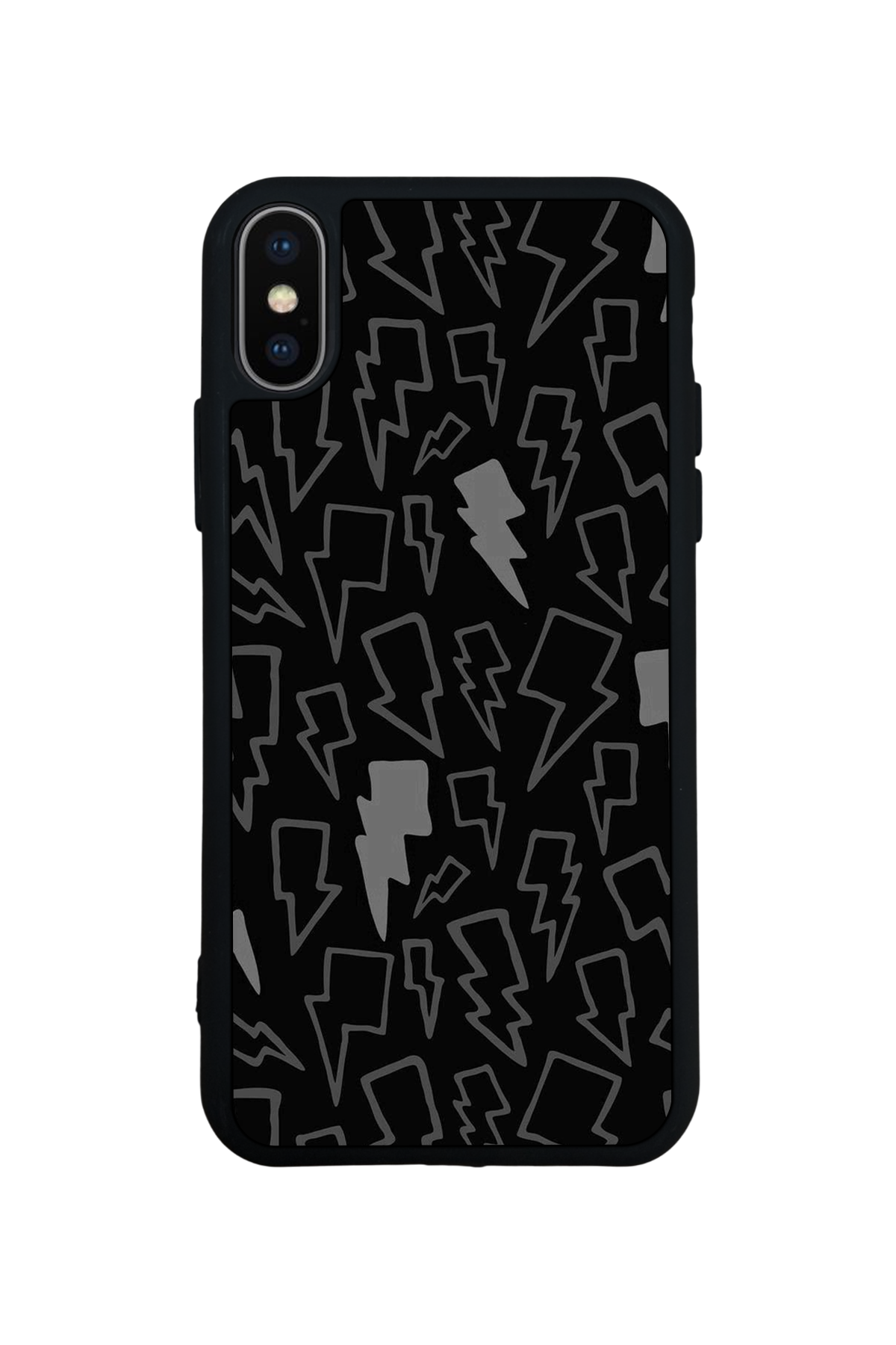 iPhone X/ XS Uyumlu Simsek Tasarımlı Glossy Premium Kılıf