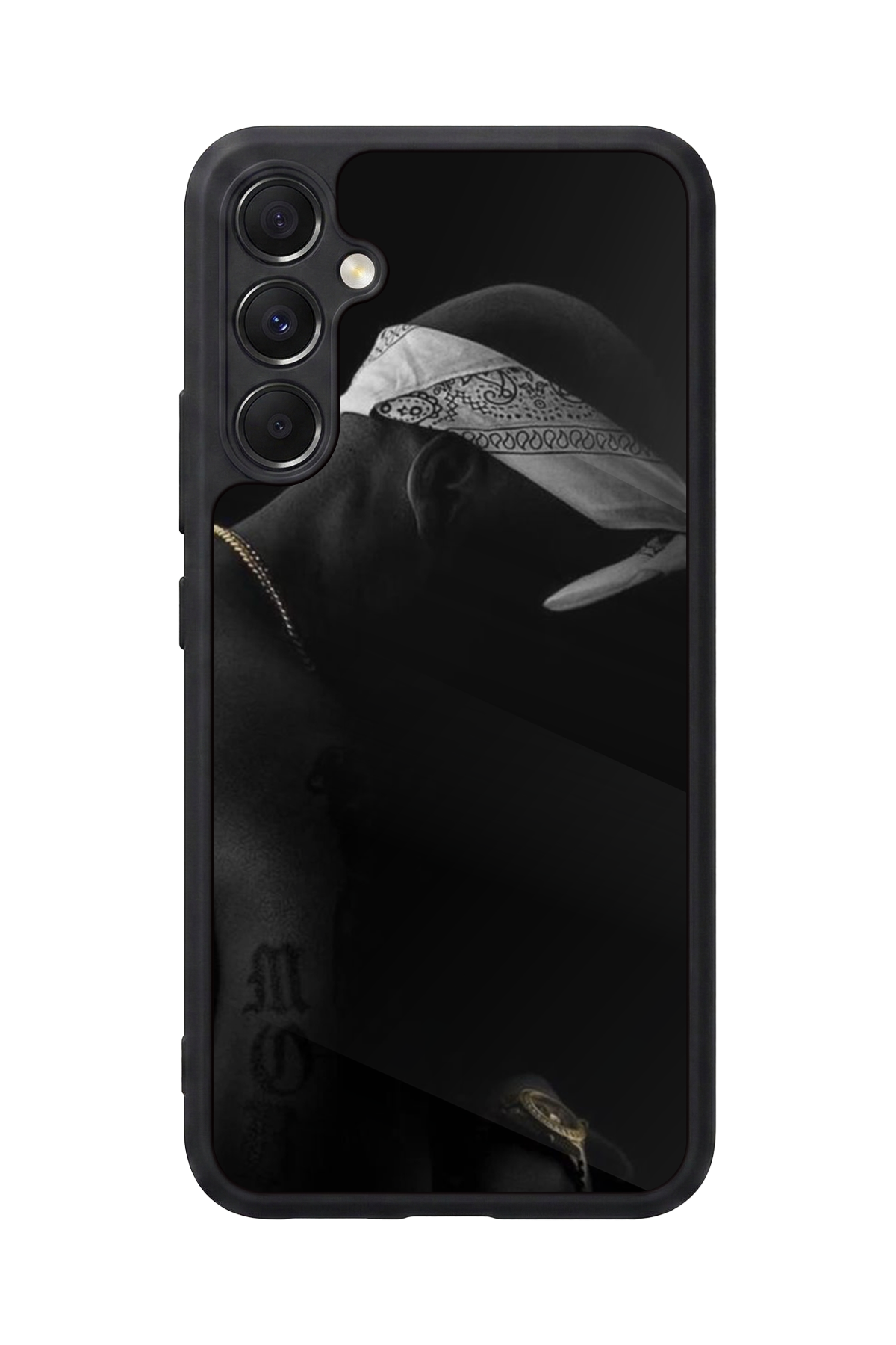 Samsung Galaxy M34 Uyumlu Tupac Tasarımlı Glossy Premium Kılıf
