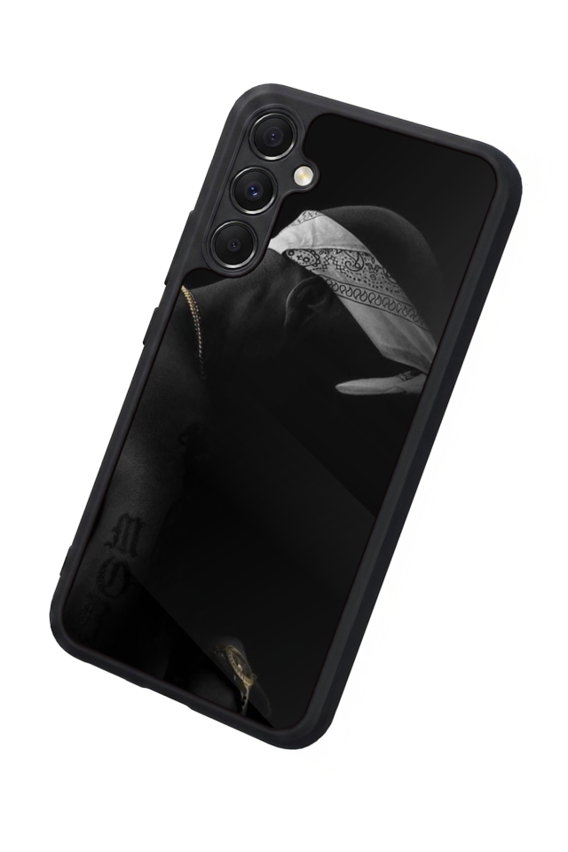 Samsung Galaxy M34 Uyumlu Tupac Tasarımlı Glossy Premium Kılıf