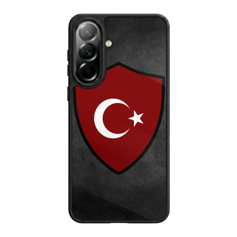 Samsung Galaxy A57 Uyumlu Türk Bayragi Tasarımlı Glossy Premium Kılıf