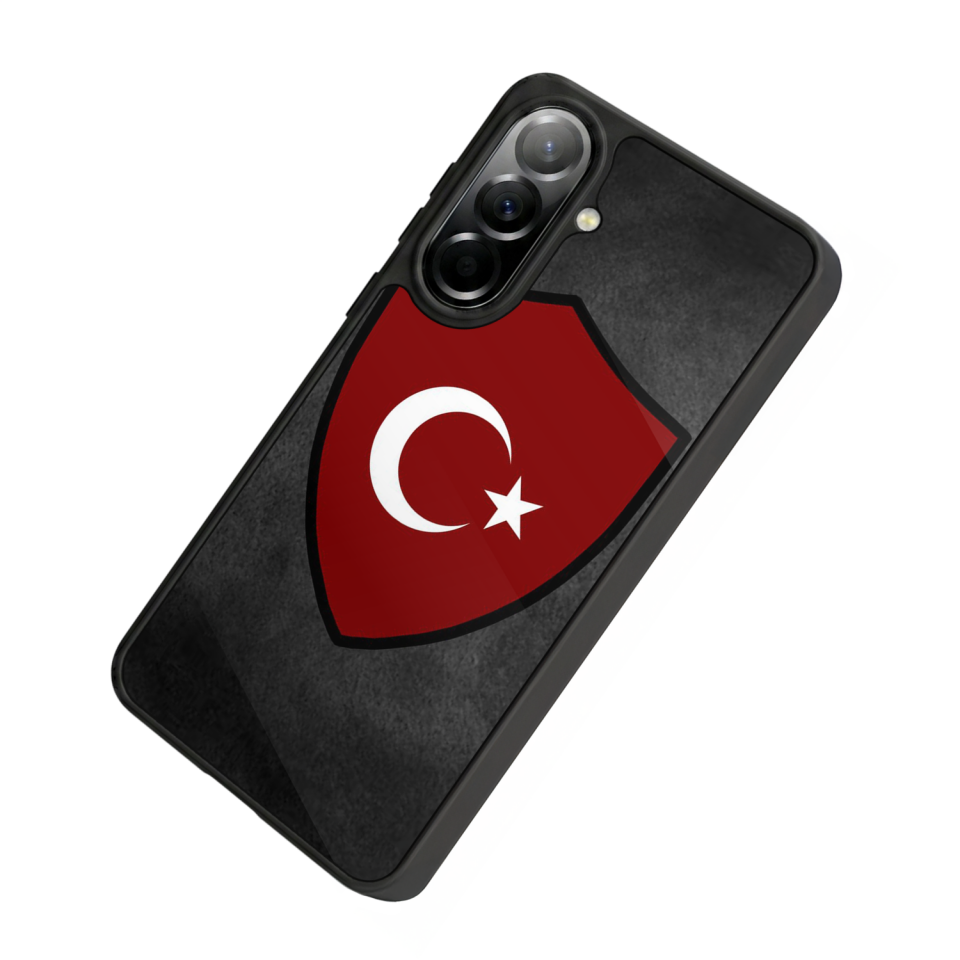 Samsung Galaxy A57 Uyumlu Türk Bayragi Tasarımlı Glossy Premium Kılıf