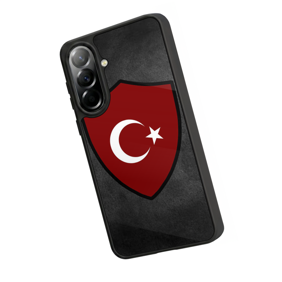 Samsung Galaxy A57 Uyumlu Türk Bayragi Tasarımlı Glossy Premium Kılıf