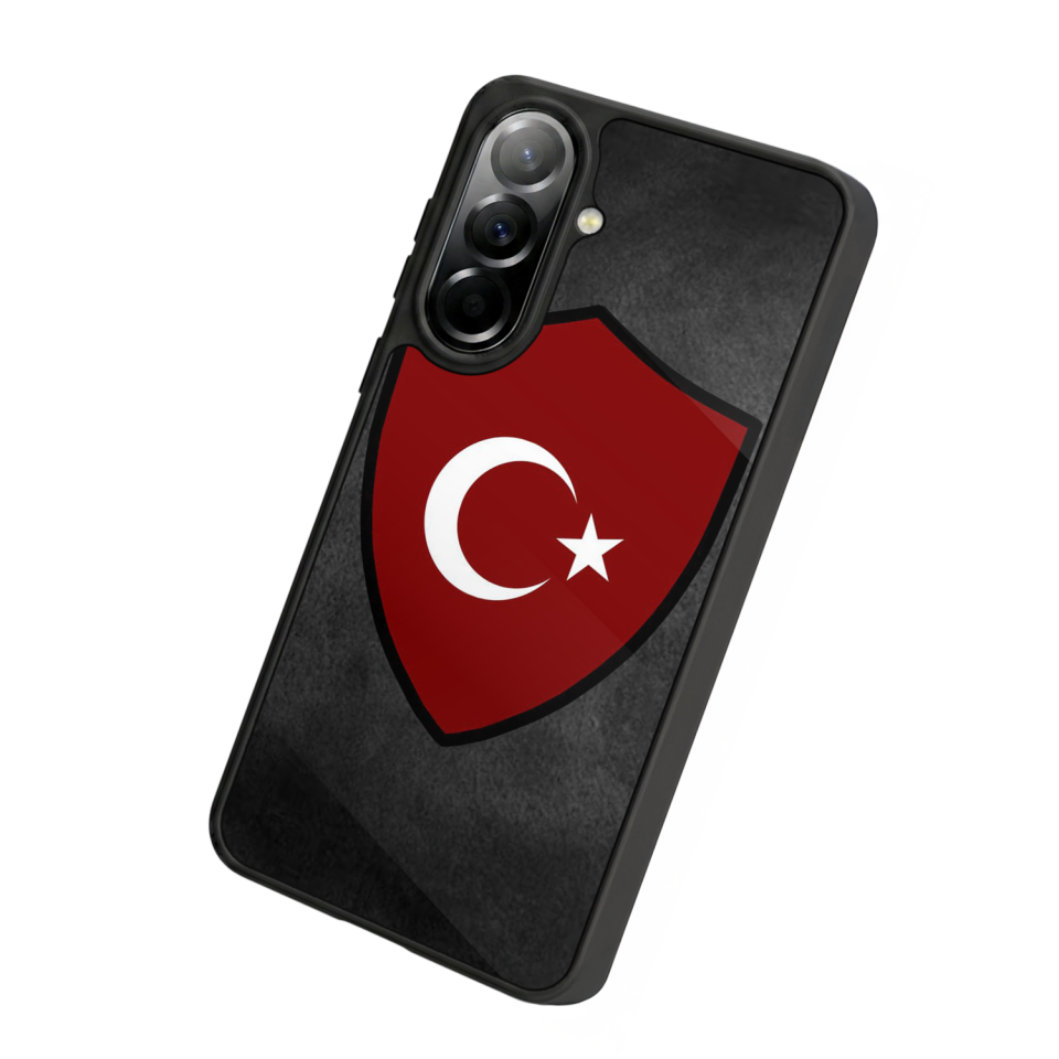 Samsung Galaxy A57 Uyumlu Türk Bayragi Tasarımlı Glossy Premium Kılıf