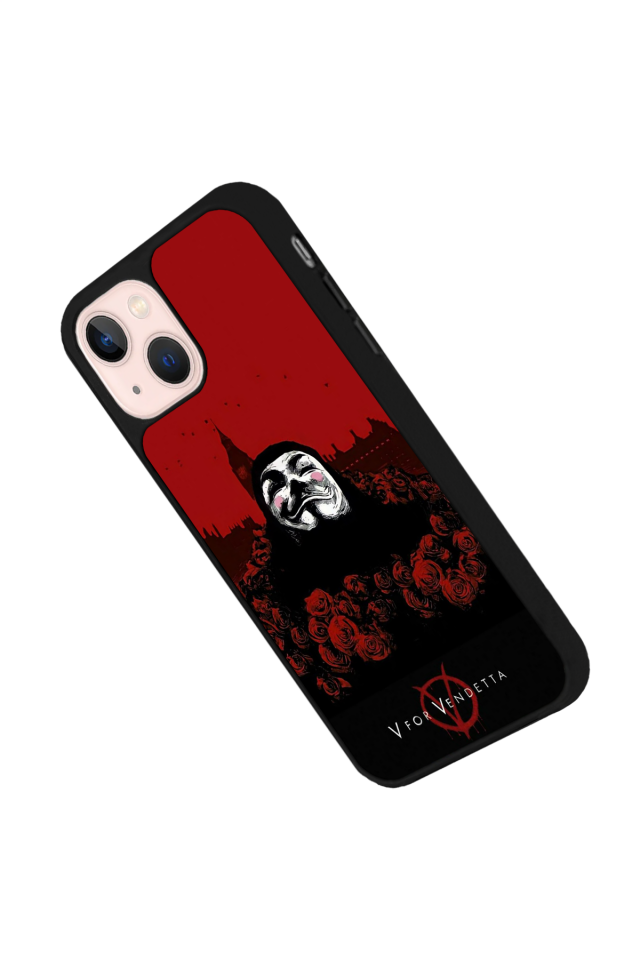 iPhone 13/14 Uyumlu Vendetta Tasarımlı Glossy Premium Kılıf
