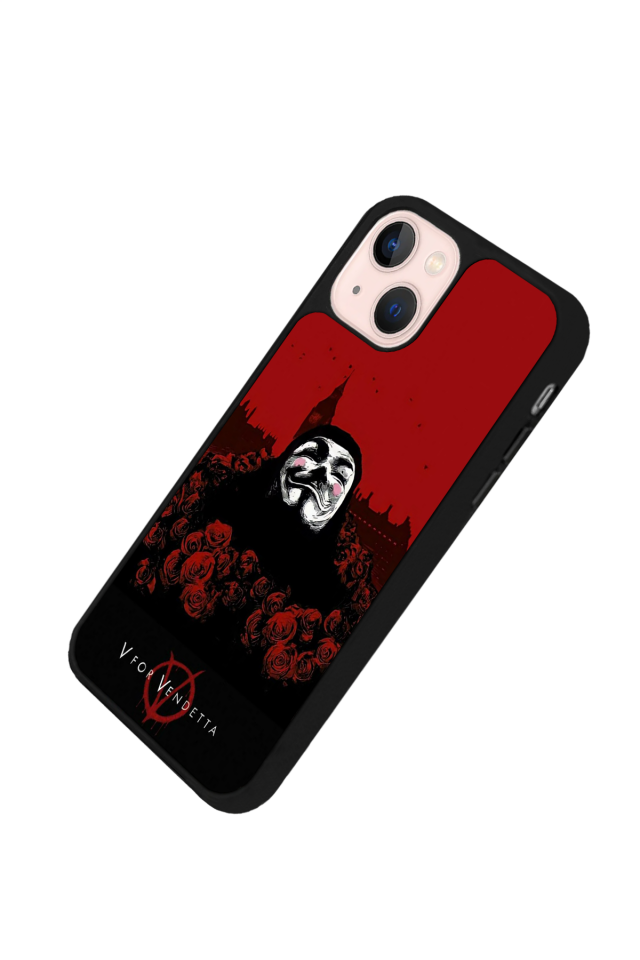 iPhone 13/14 Uyumlu Vendetta Tasarımlı Glossy Premium Kılıf