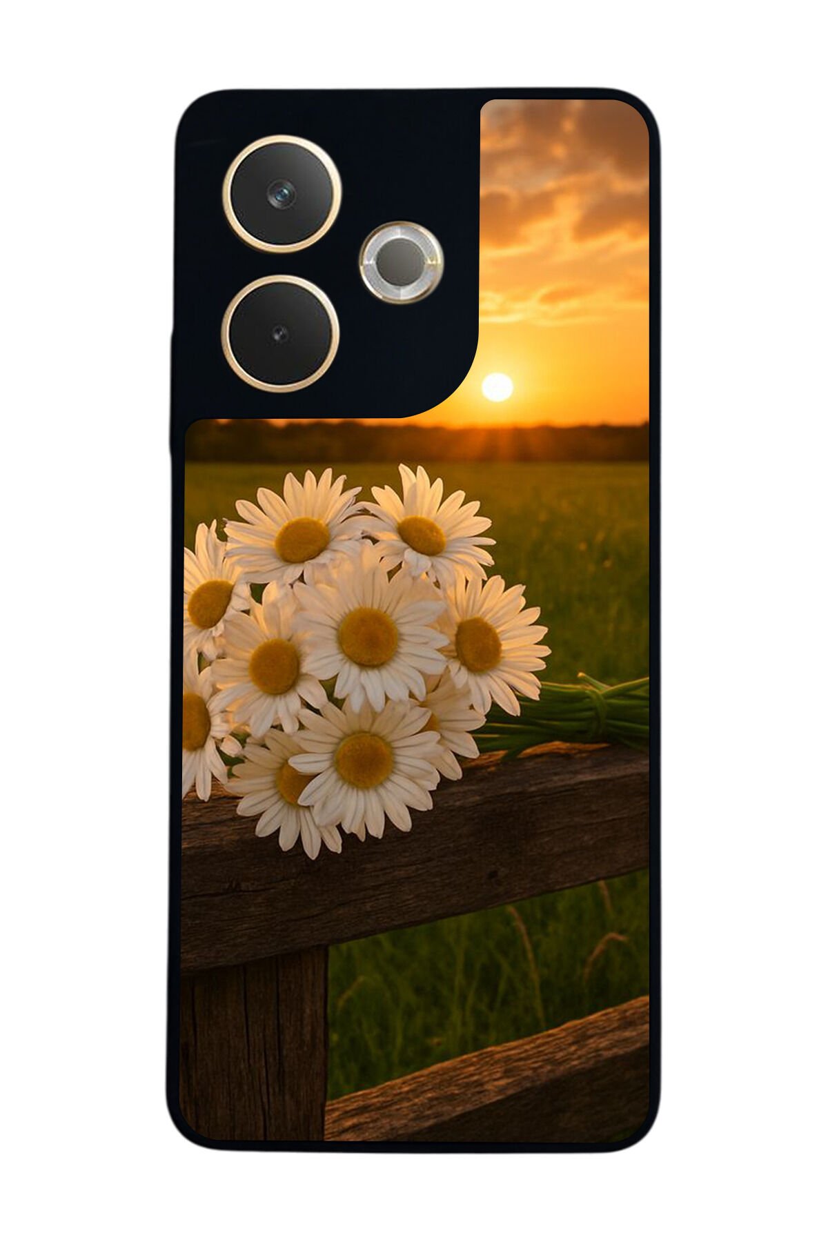 Oppo A5 Pro Uyumlu Cicek Tasarımlı Glossy Premium Kılıf