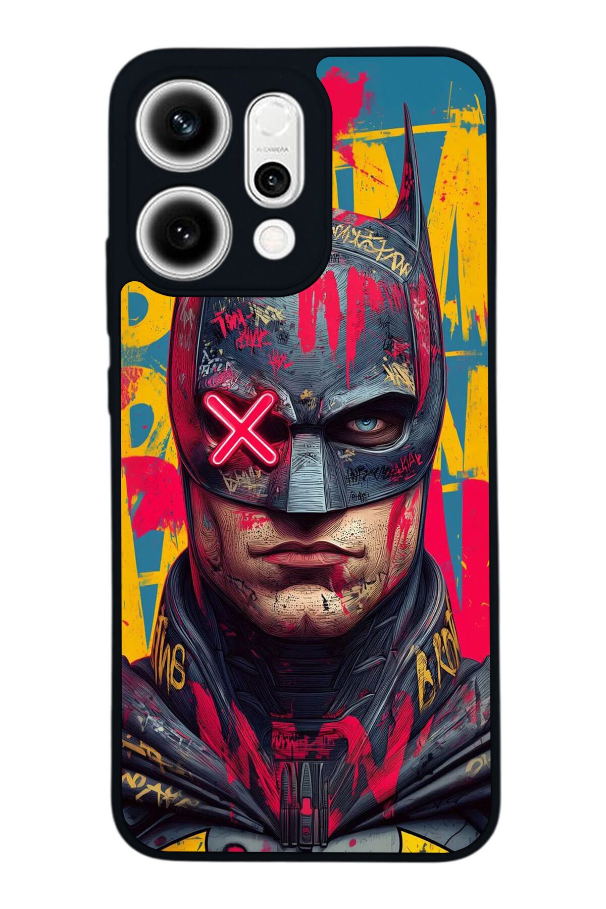 Oppo Reno 14 Uyumlu Batman Tasarımlı Glossy Premium Kılıf