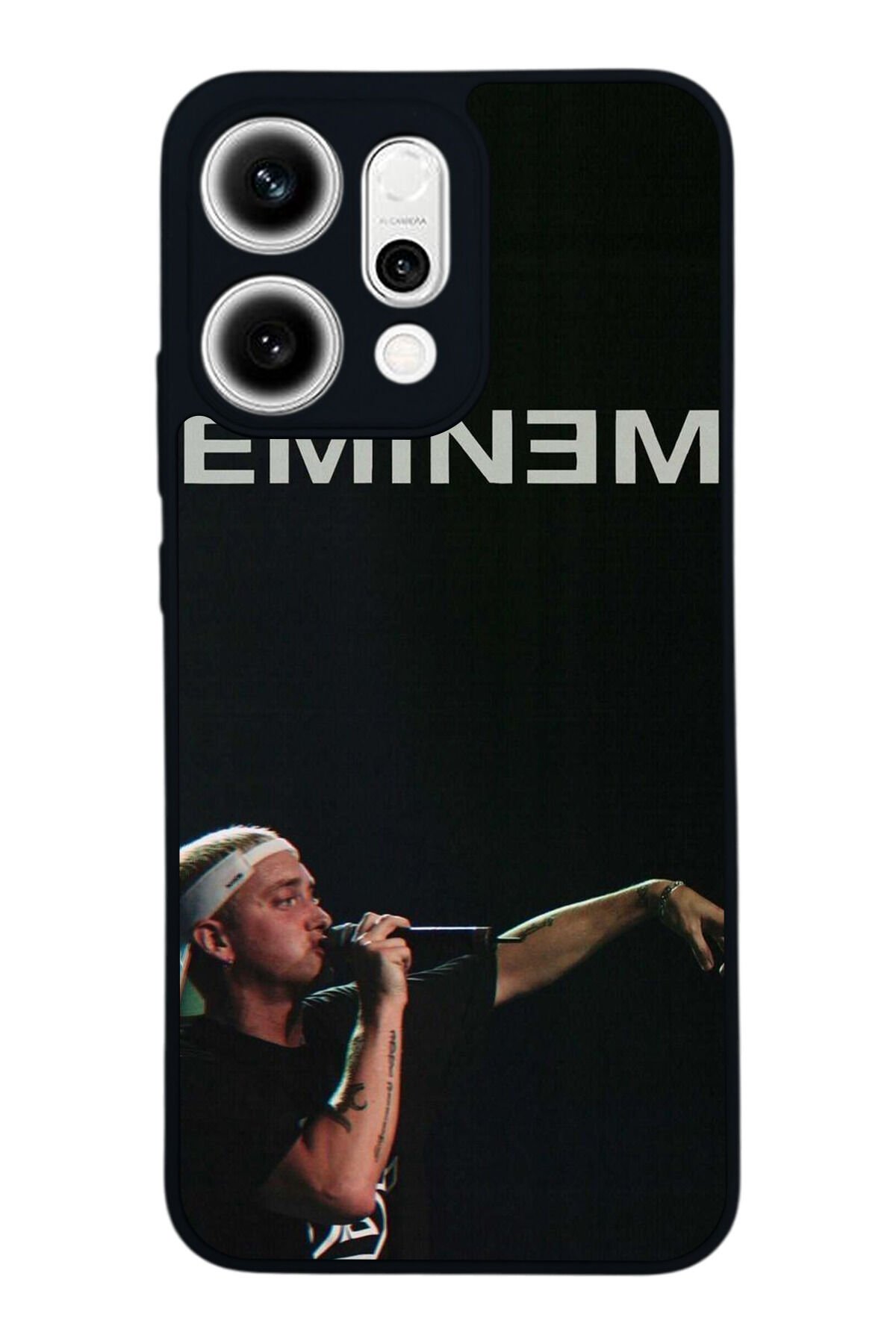 Oppo Reno 14 Uyumlu Eminem Tasarımlı Glossy Premium Kılıf