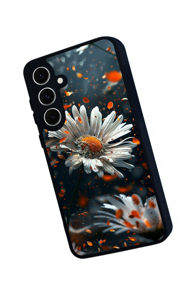 Samsung Galaxy A16 Uyumlu Cicek Tasarımlı Glossy Premium Kılıf