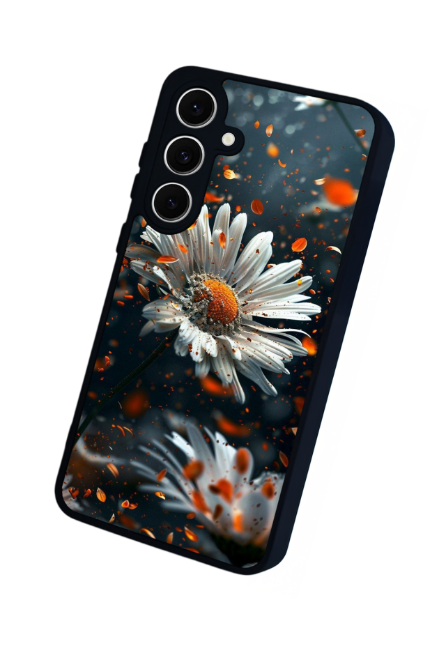 Samsung Galaxy A16 Uyumlu Cicek Tasarımlı Glossy Premium Kılıf