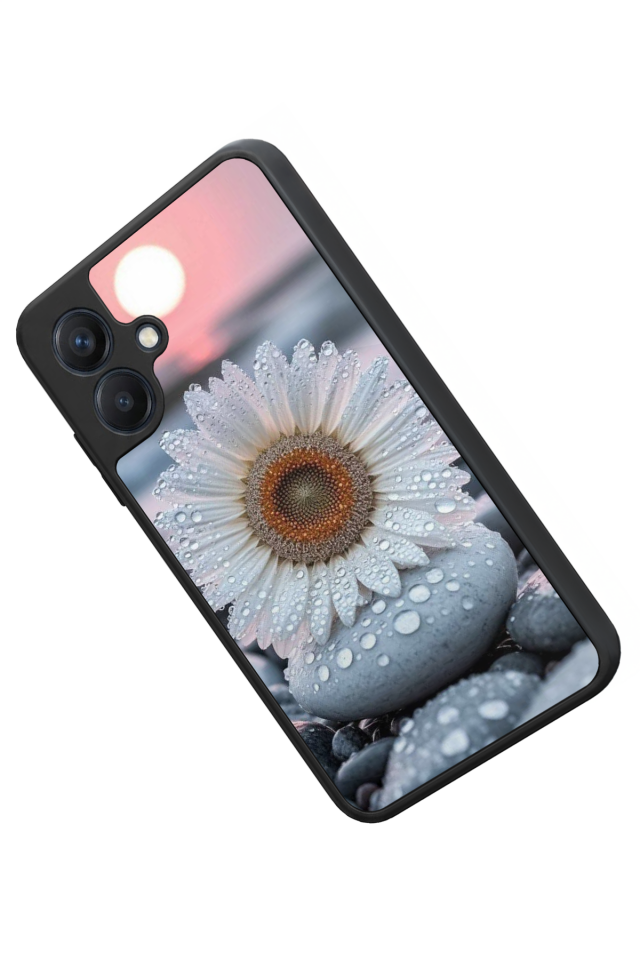 Samsung Galaxy A07 Uyumlu Cicek Tasarımlı Glossy Premium Kılıf