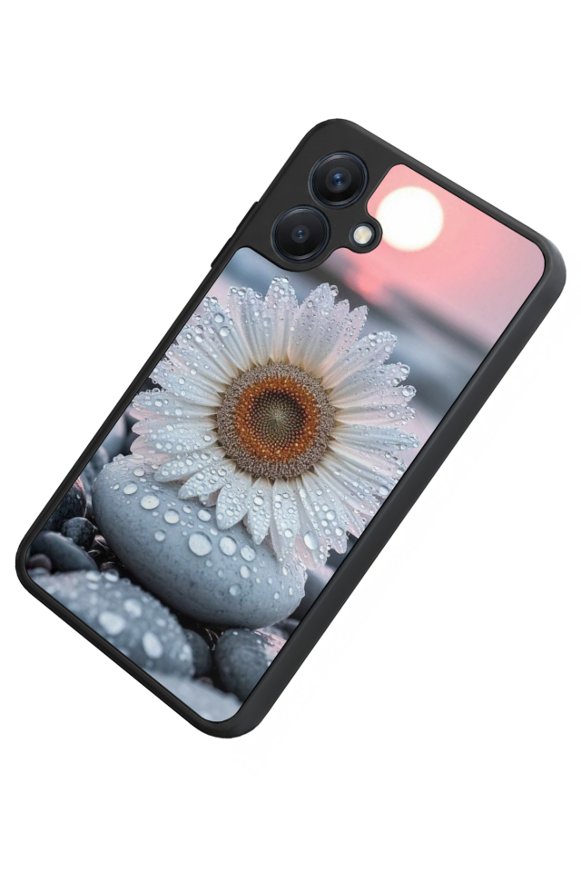 Samsung Galaxy A07 Uyumlu Cicek Tasarımlı Glossy Premium Kılıf