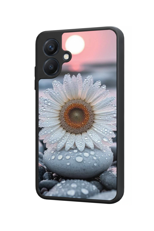 Samsung Galaxy A07 Uyumlu Cicek Tasarımlı Glossy Premium Kılıf