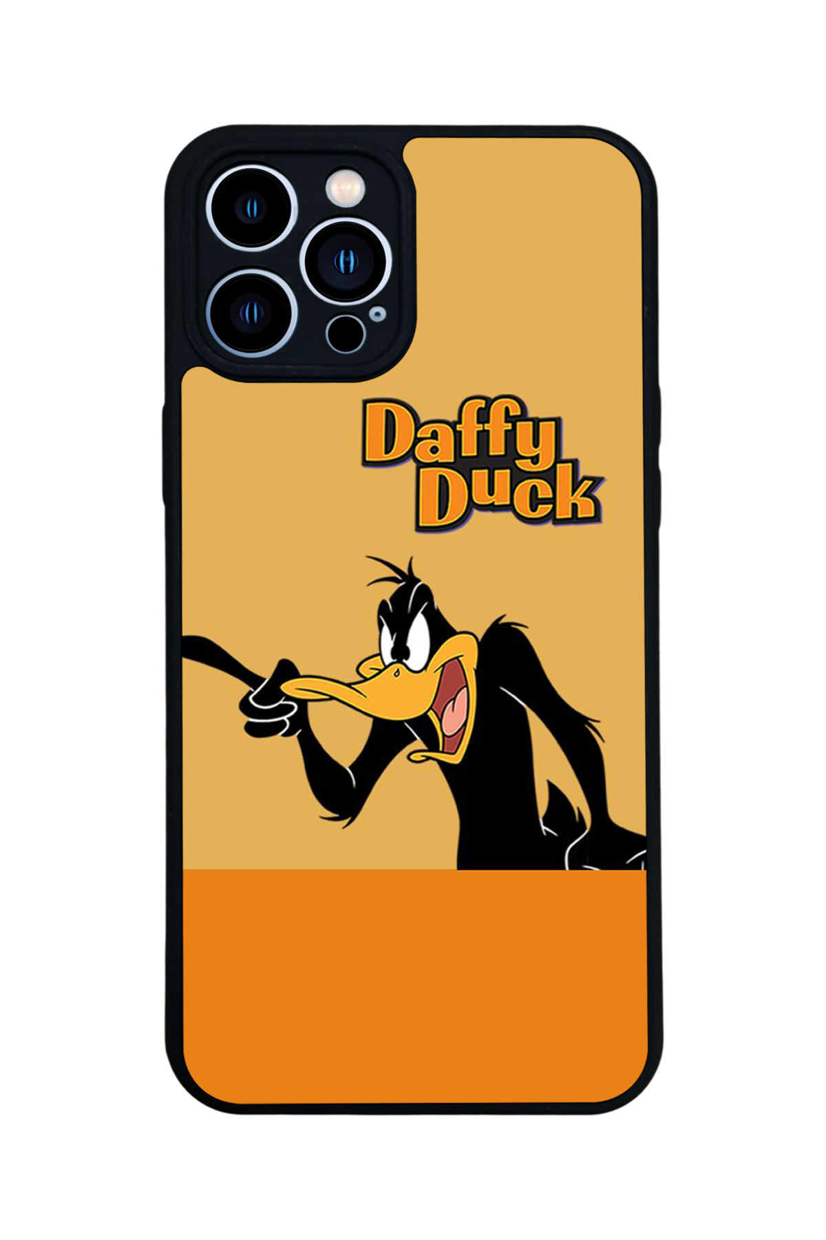 iPhone 12 Pro Max Uyumlu Daffy duck Tasarımlı Glossy Premium Kılıf