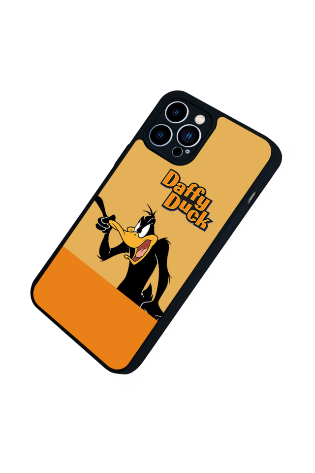 iPhone 12 Pro Max Uyumlu Daffy duck Tasarımlı Glossy Premium Kılıf