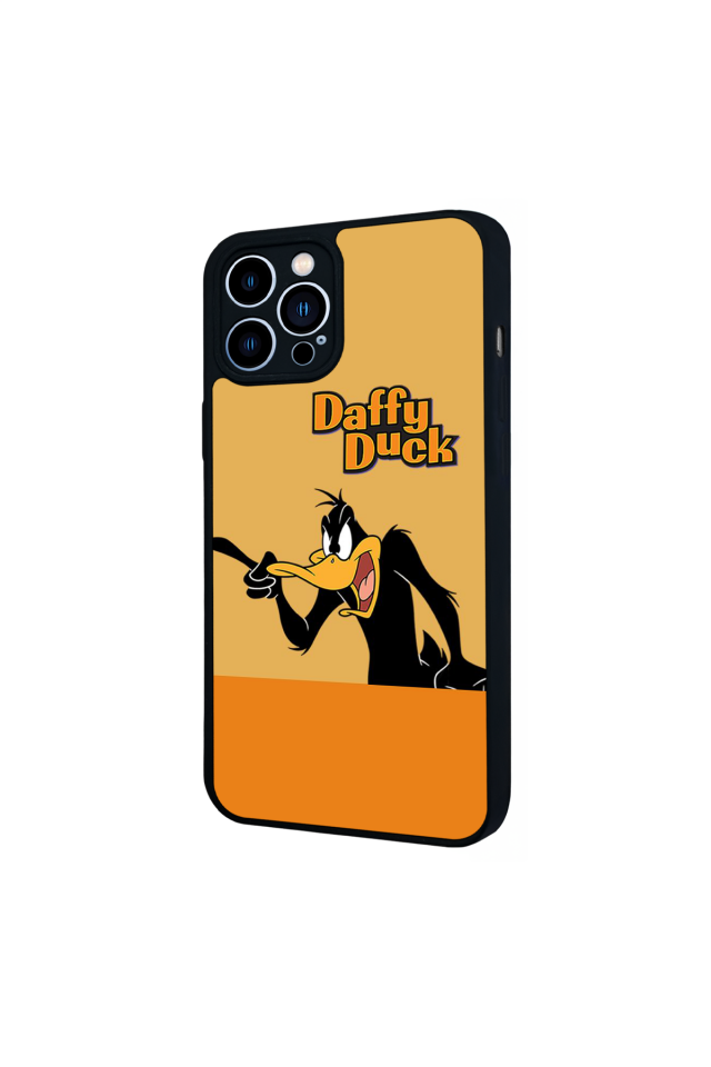 iPhone 12 Pro Max Uyumlu Daffy duck Tasarımlı Glossy Premium Kılıf