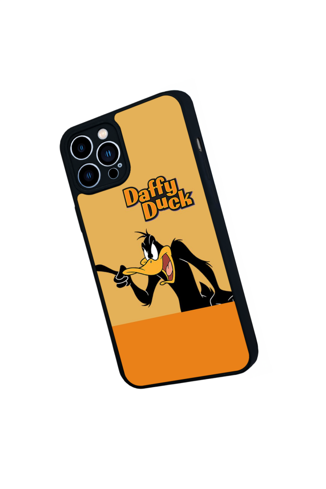 iPhone 12 Pro Max Uyumlu Daffy duck Tasarımlı Glossy Premium Kılıf