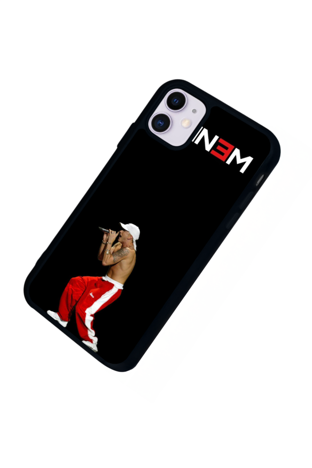 iPhone 11 Uyumlu Eminem Tasarımlı Glossy Premium Kılıf
