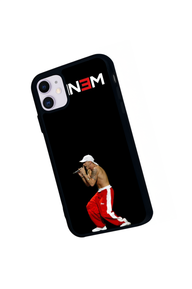 iPhone 11 Uyumlu Eminem Tasarımlı Glossy Premium Kılıf