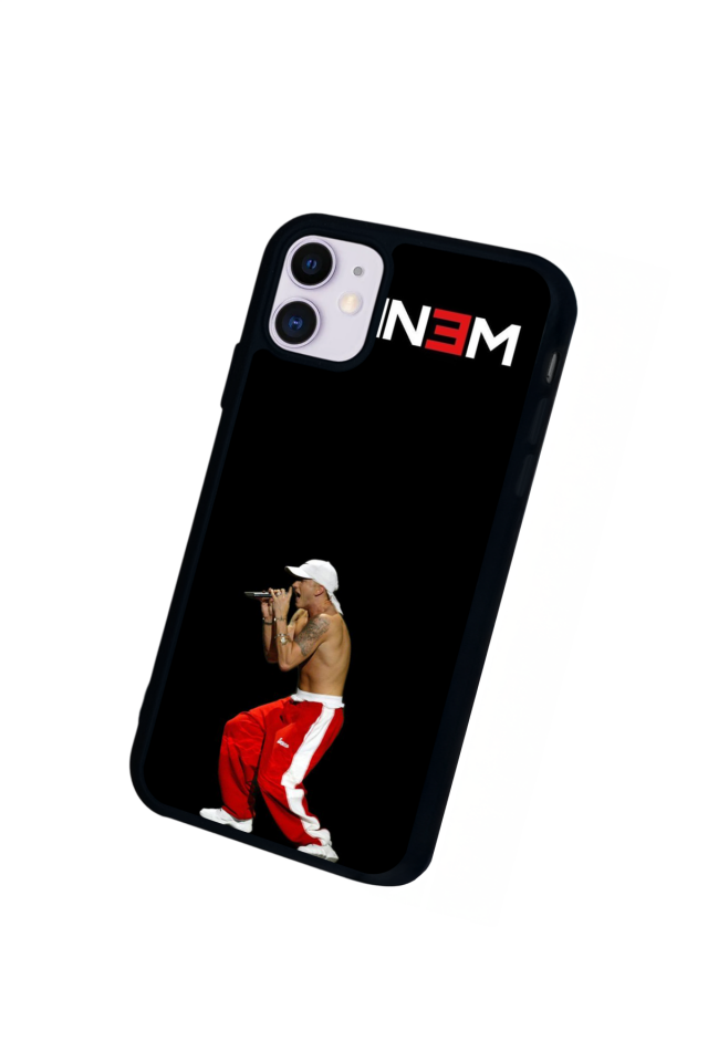 iPhone 11 Uyumlu Eminem Tasarımlı Glossy Premium Kılıf