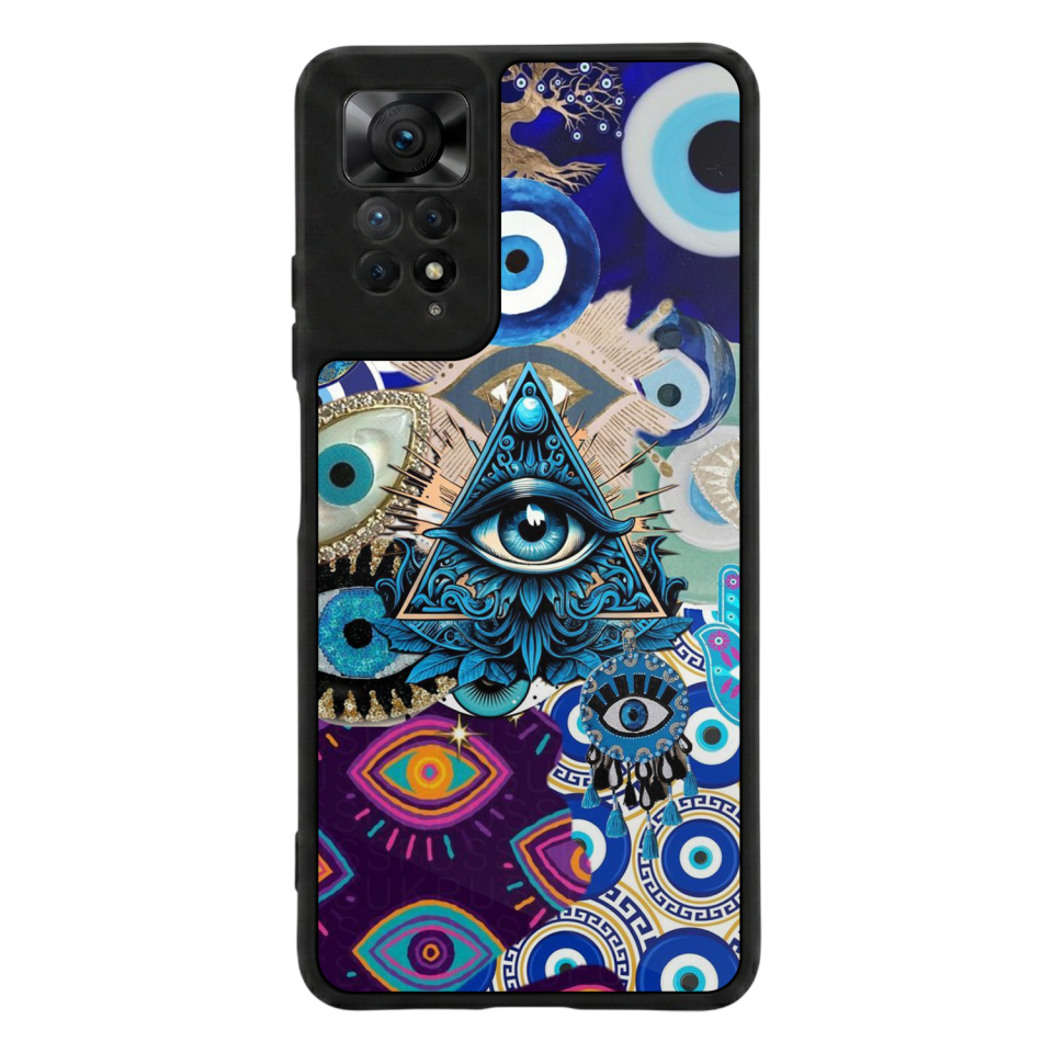 Xiaomi Redmi Note 11 Pro Uyumlu Göz Tasarımlı Glossy Premium Kılıf