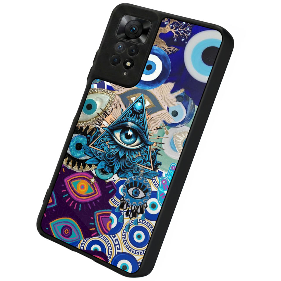 Xiaomi Redmi Note 11 Pro Uyumlu Göz Tasarımlı Glossy Premium Kılıf