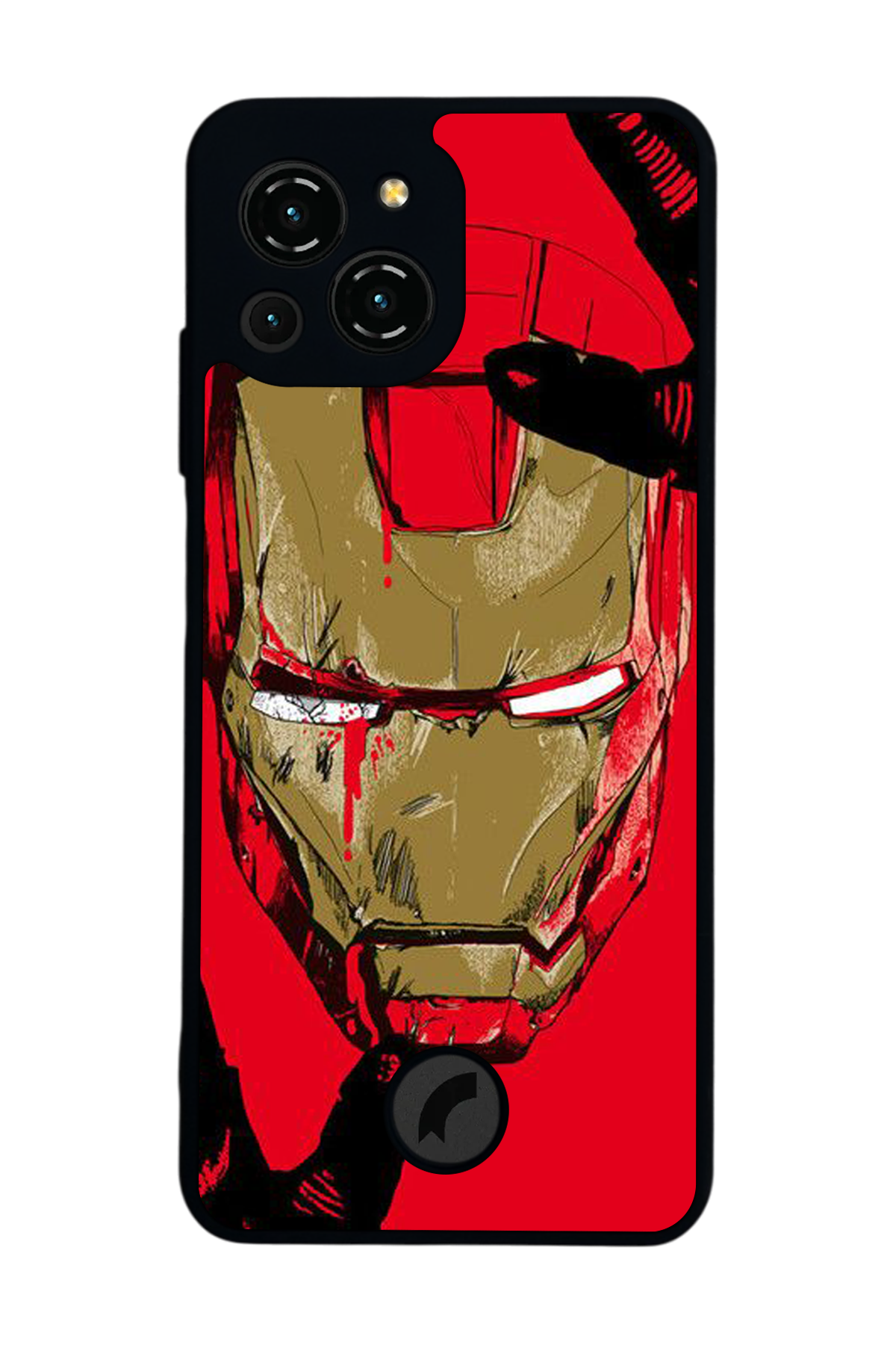 Reeder S23 Pro Max Uyumlu  Iron Man ( Demir Adam ) Tasarımlı Glossy Premium Kılıf