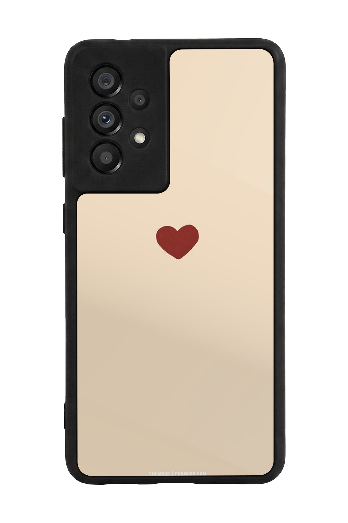 Samsung Galaxy A73 Uyumlu Kalp Love Tasarımlı Glossy Premium Kılıf