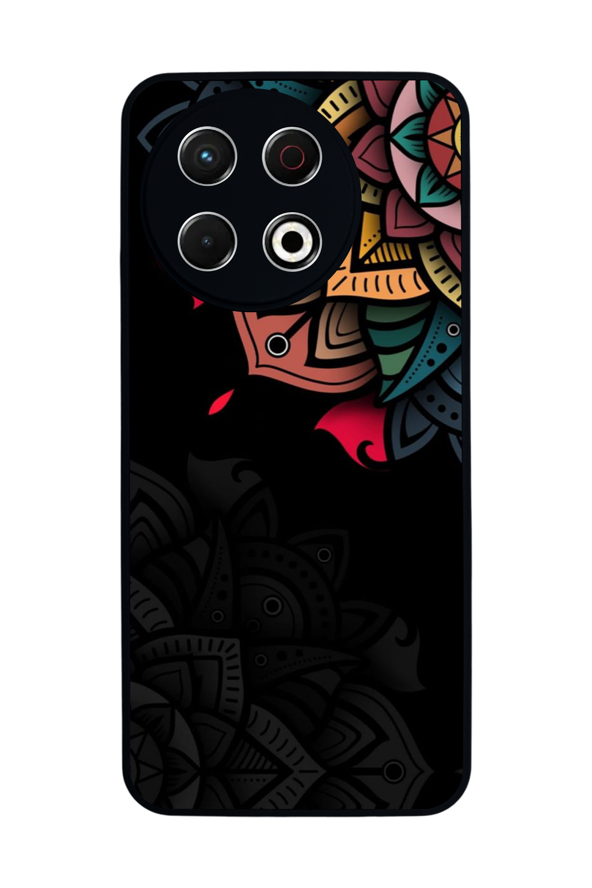 Tecno Spark 30 Pro Uyumlu Mandala Tasarımlı Glossy Premium Kılıf