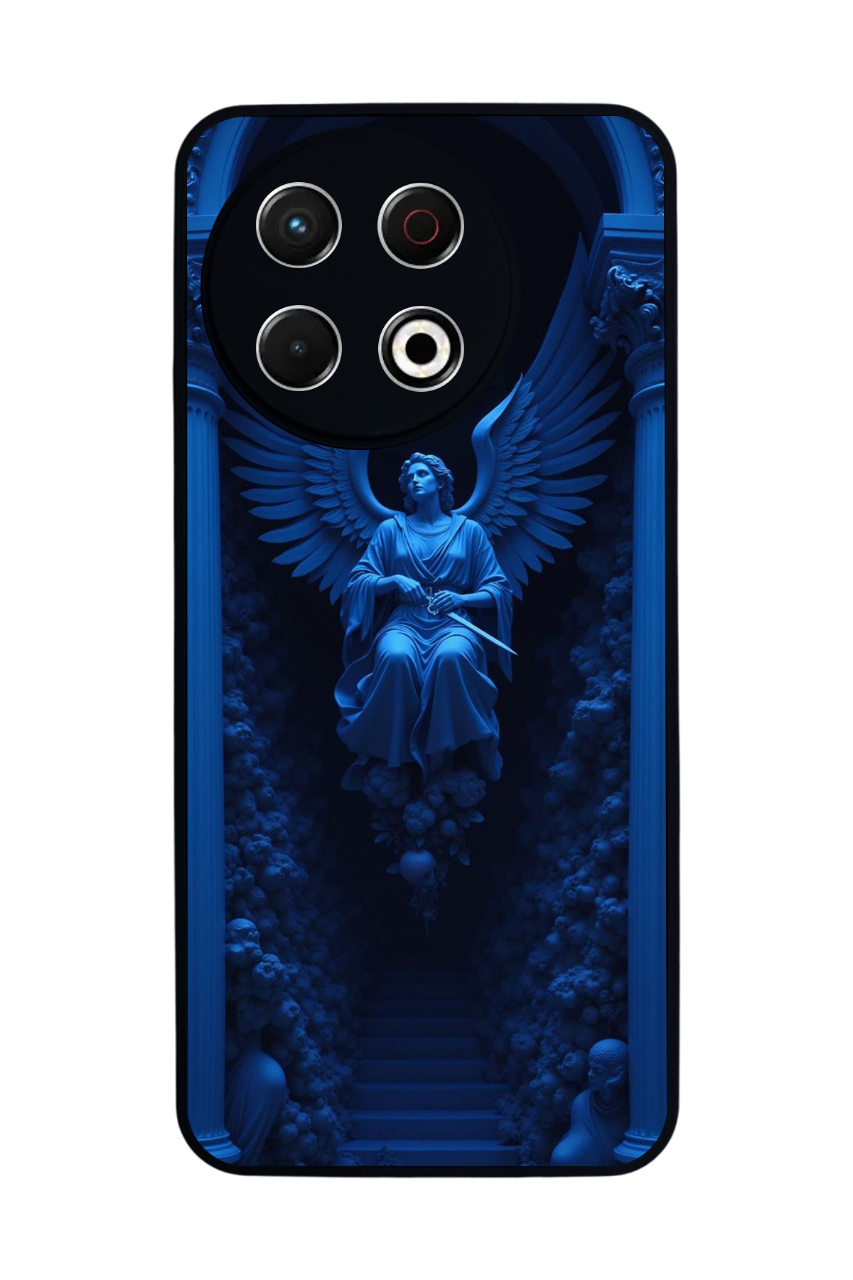 Tecno Spark 30 Pro Uyumlu Melek Tasarımlı Glossy Premium Kılıf