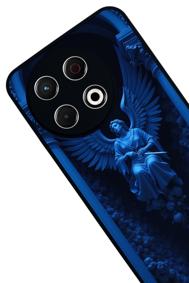 Tecno Spark 30 Pro Uyumlu Melek Tasarımlı Glossy Premium Kılıf