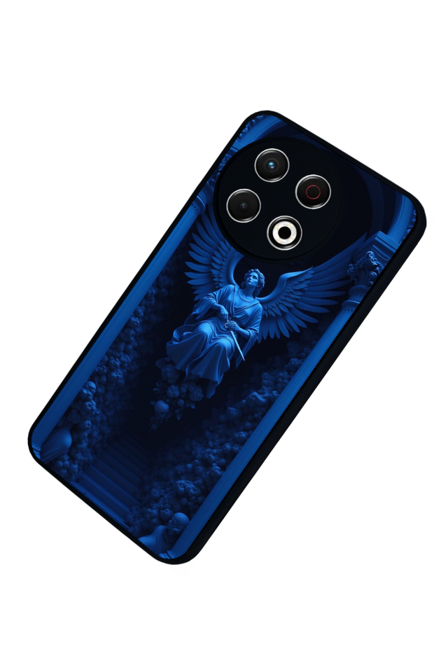 Tecno Spark 30 Pro Uyumlu Melek Tasarımlı Glossy Premium Kılıf