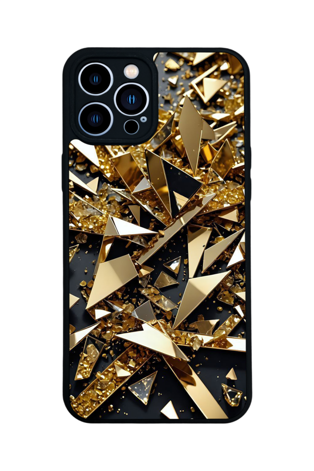 iPhone 13 Pro Max Uyumlu Mermer Marble Tasarımlı Glossy Premium Kılıf